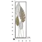 Panel ze stali i drewna Liście -B- 30,5 x 2,5 x 99,5 cm